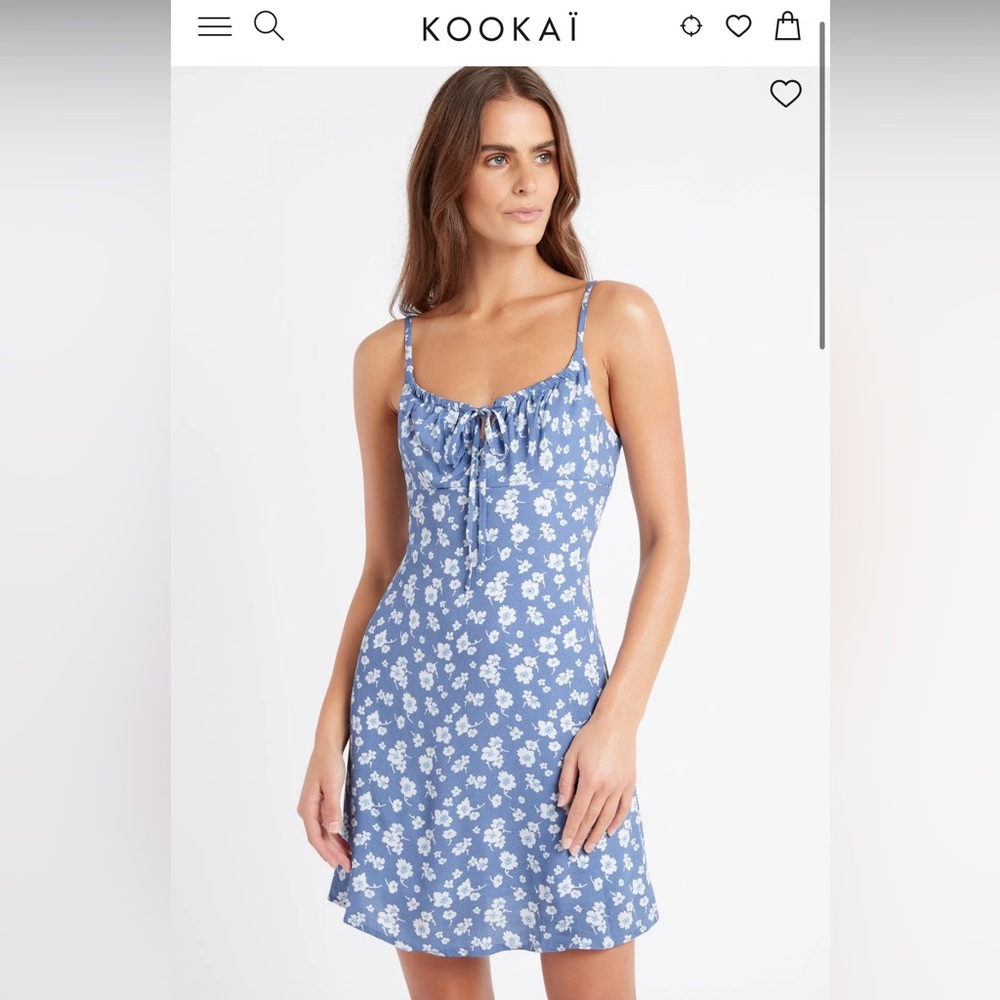 Kookai Adley Mini Tie Dress
